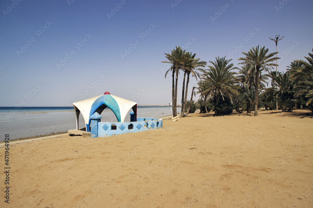 The beach of Red sea, Saudi arabia