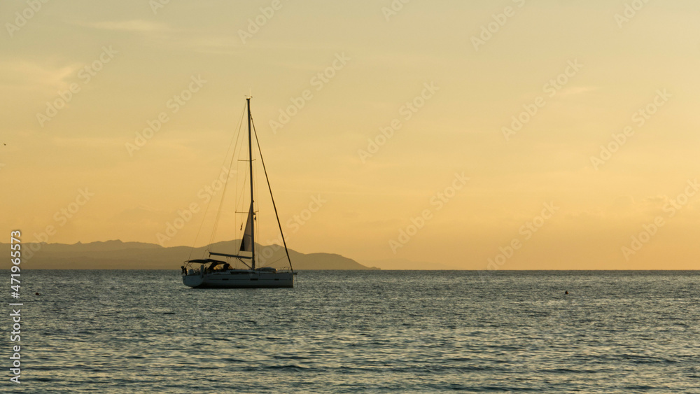 Sardegna Sardinien Meer Sonnenuntergang Urlaub Mittelmeer