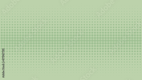 green background with dots