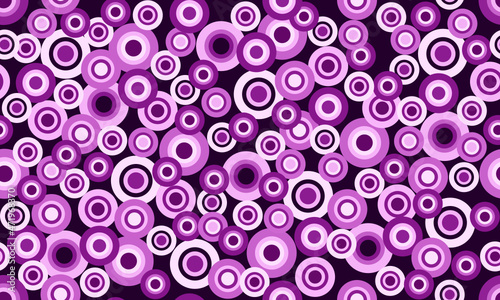 Velvet violet, pink vector background with circle. Monochrome violet color circle on dark background. Pattern for shirt textile silk scarf gift wrap wallpaper pants skirts hats bags bandana 