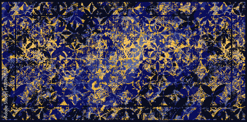 Indian floral paisley pattern vector seamless. Vintage oriental flowers motif print for chintz fabric or batik indonesia sarong. Arabesque design for blanket, wallpaper, rug, textile, clothing.