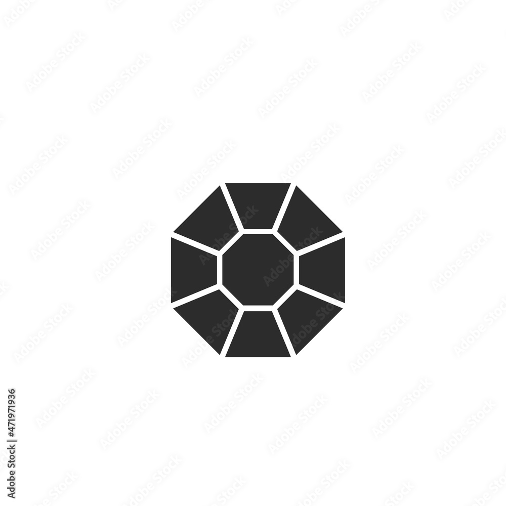 black Diamond vector icon illustration design black Diamond vector icon illustration design