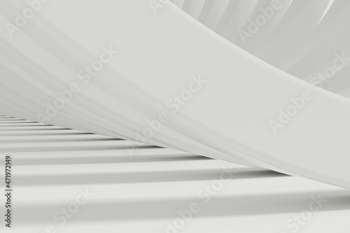 Abstract Wave Background 3D Render
