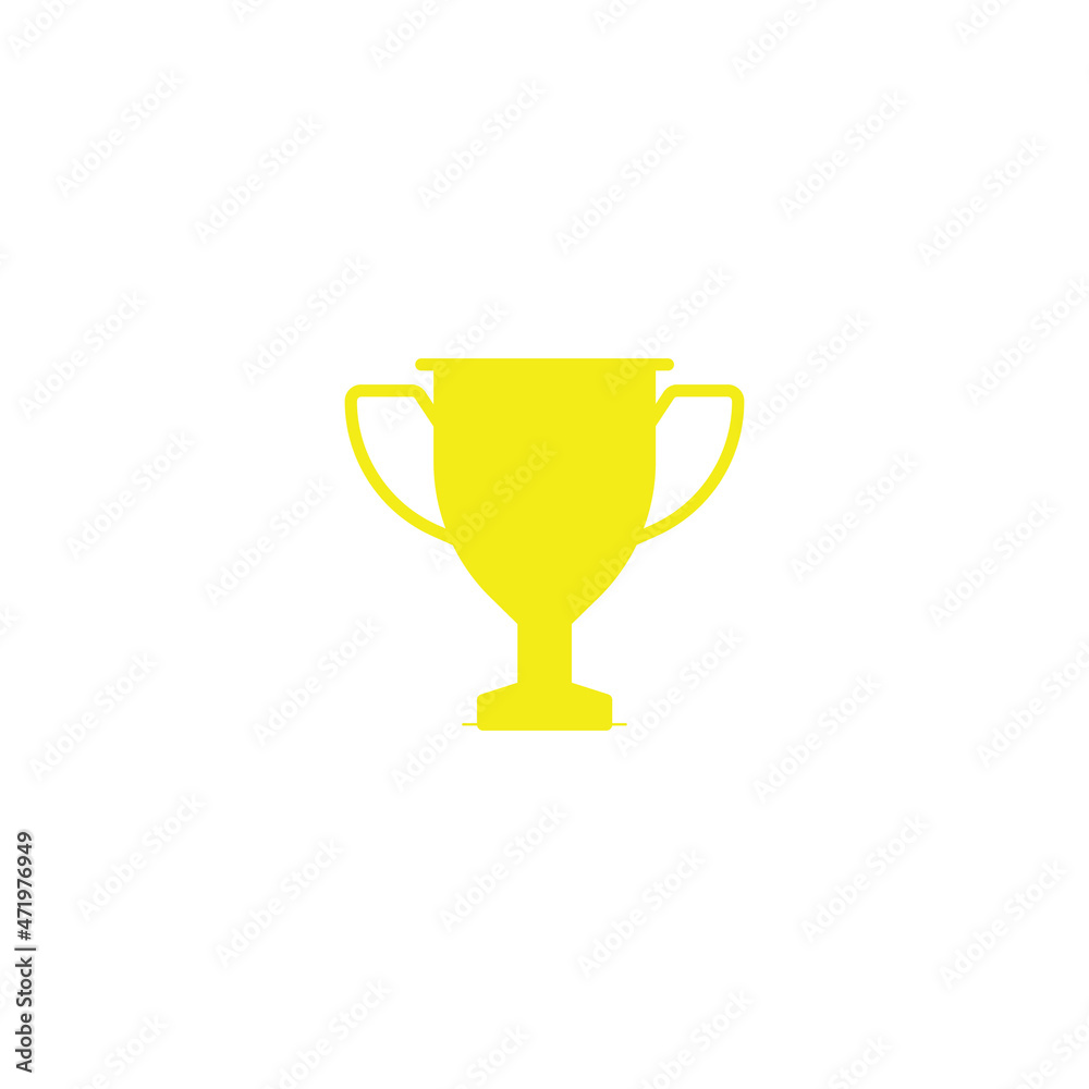 Award and reward concept. Vibrant vector line icon of winner cup isolated on white background Award and reward concept. Vibrant vector line icon of winner cup isolated on white background
