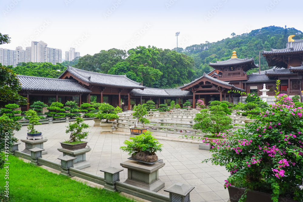 Chi Lin Nunnery and Nan Lian Garden at Hong Kong