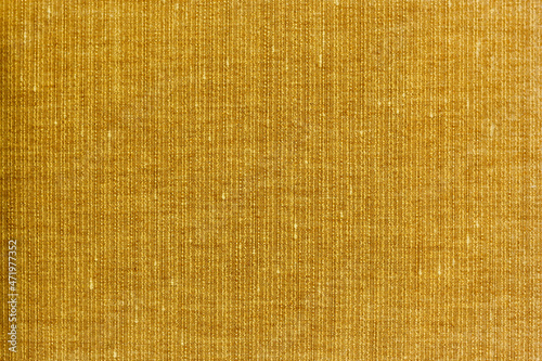 Blank abstract background of brown shaded textile pattern, grunge linen cloth texture.