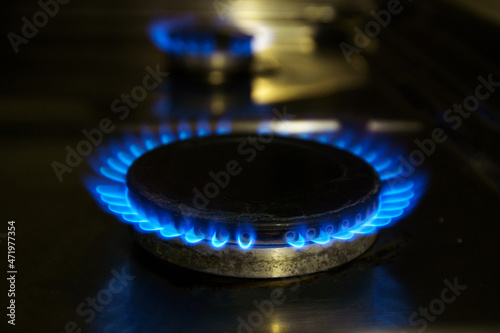 Gas at home for cooking. Natural gas (also called fossil gas) is a naturally occurring hydrocarbon gas mixture consisting of methane and commonly including varying amounts of other higher alkanes © Rokas