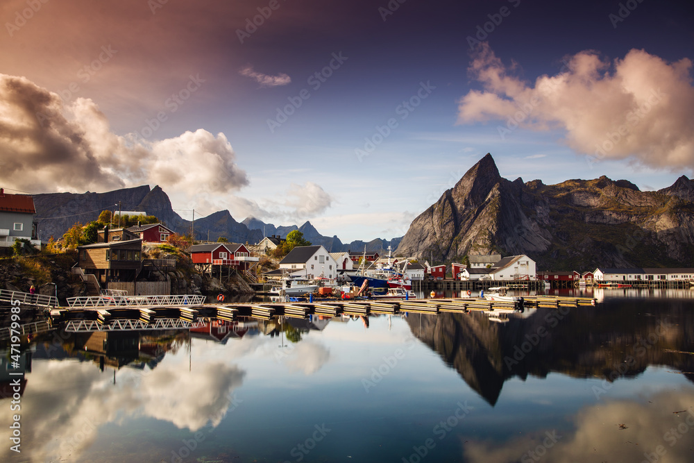 Fototapeta premium Hamnoy, Lofoty