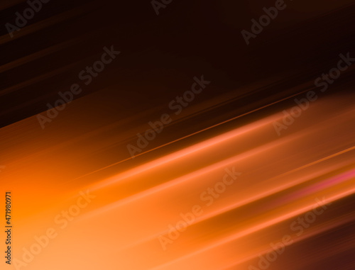 modern gradient abstract orange black light trails slanted blurry lines background banner