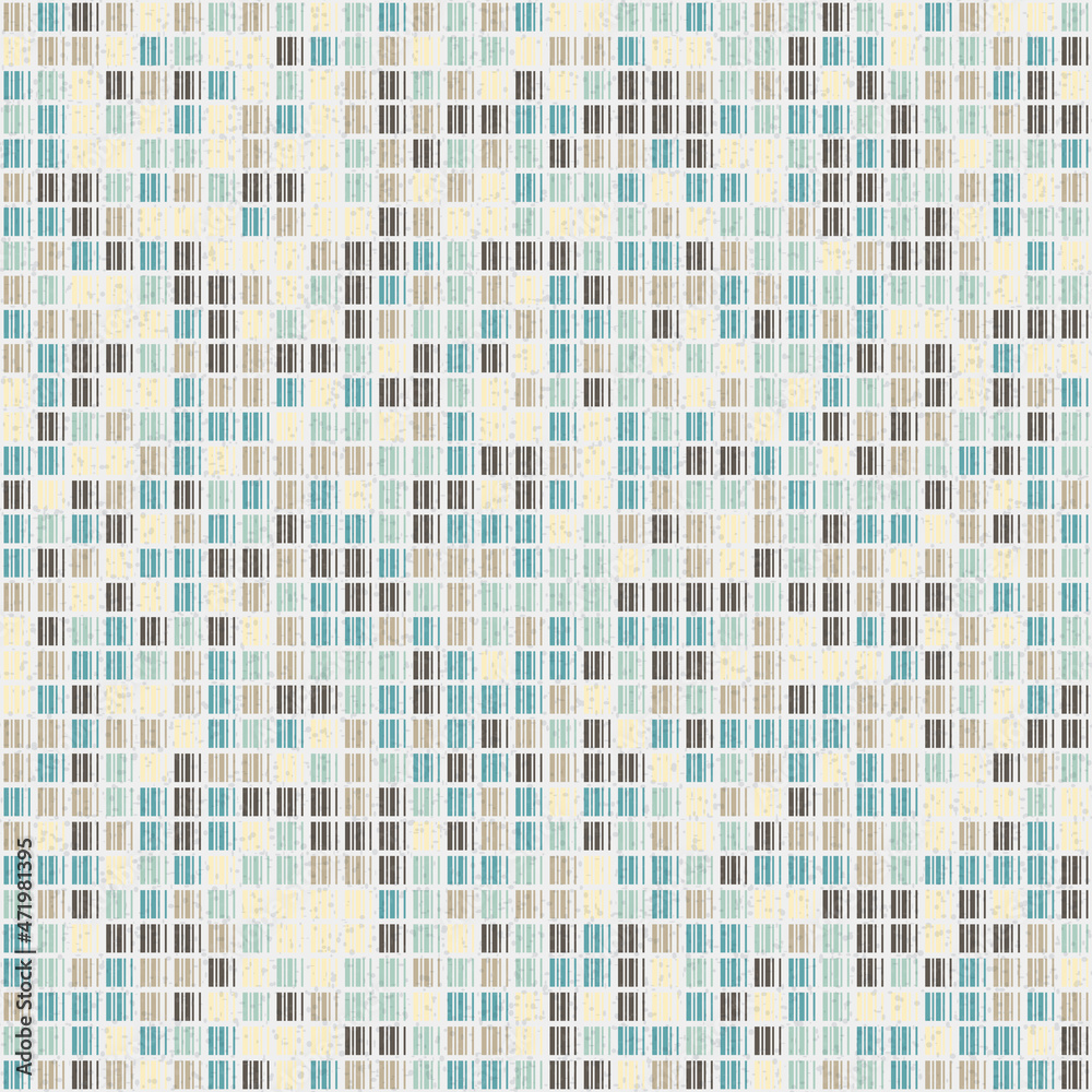 Fototapeta premium Abstract Geometric Pattern generative computational art illustration