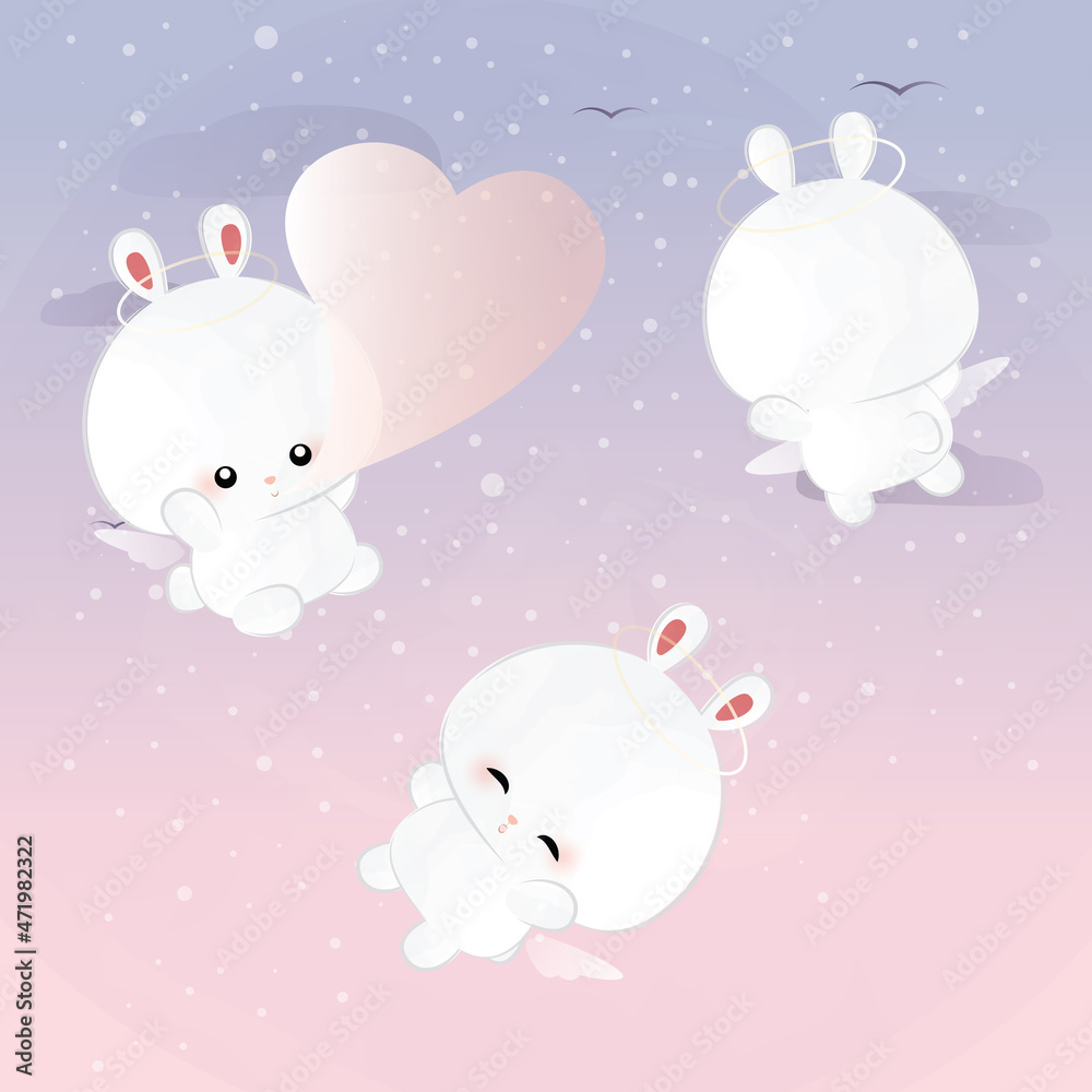 cute little bunnies blow a love cute little bunnies blow a love
