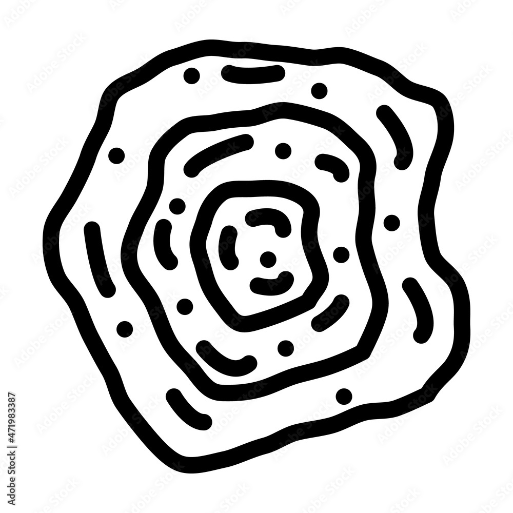 nebula galaxy line icon vector. nebula galaxy sign. isolated contour symbol black illustration nebula galaxy line icon vector. nebula galaxy sign. isolated contour symbol black illustration