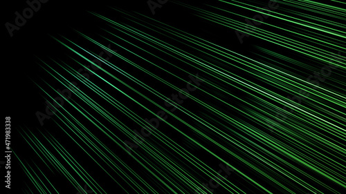 glowing neon rays on a black background. abstract neon background © zozo