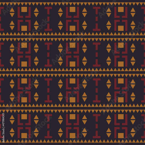 seamless ethnic pattern design abstract