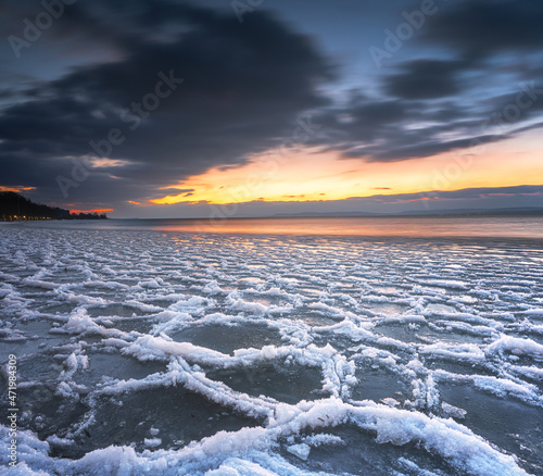 Nice winter scene at lake B...