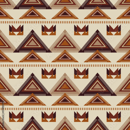 seamless ethnic pattern design abstract