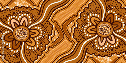 Aboriginal Dot Australian Artwork