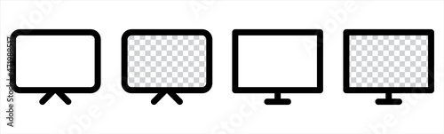 Retro TV icon. TV icon for apps and websites.