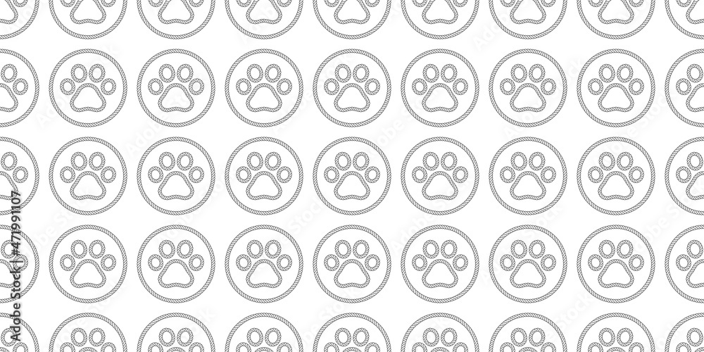 dog paw seamless pattern cat footprint rope bear vector french bulldog cartoon scarf tile background repeat wallpaper doodle illustration design dog paw seamless pattern cat footprint rope bear vector french bulldog cartoon scarf tile background repeat wallpaper doodle illustration design
