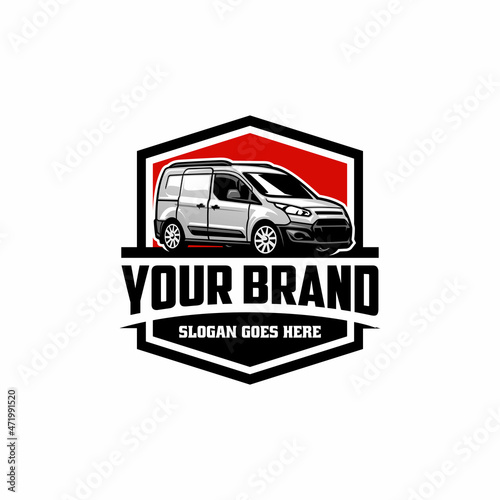 car logo, automotive logo concept with emblem style