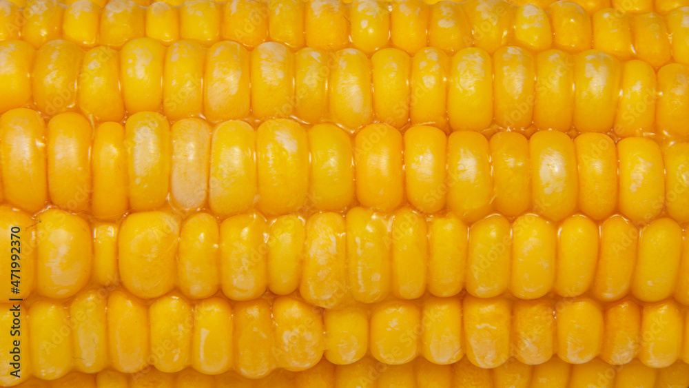 Tasty corn macro texrure bacground natural vegetables Tasty corn macro texrure bacground natural vegetables