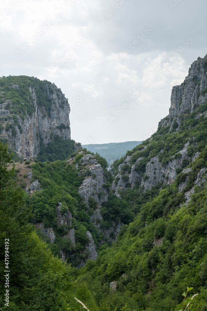 Views around Vikos Gorge in the Pindus Mountains of north-western Greece