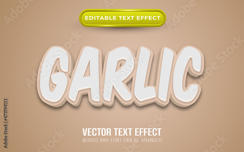 Garlic text effect