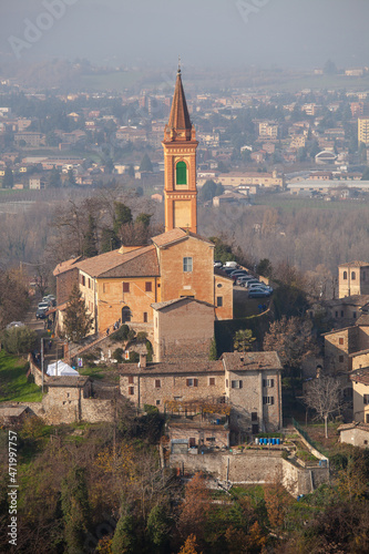 tourist routes on the hills of modena and bologna savignano and montebudello photo