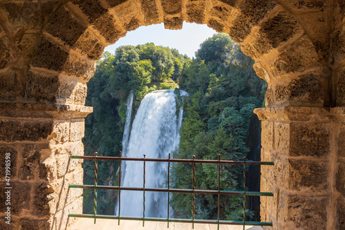 Marmore Falls, Umbria, Italy. Upper Belvedere.