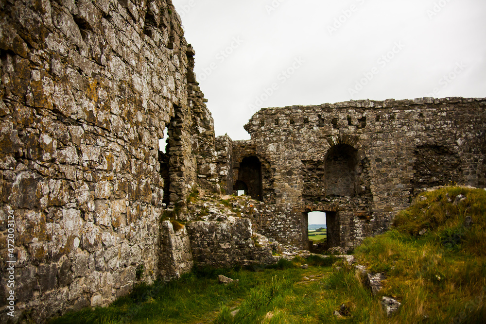 Spring landscape in The Rock Of Dunamase, Ireland Spring landscape in The Rock Of Dunamase, Ireland