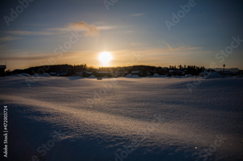 Winter in Lofoten Islands  Northern Norway