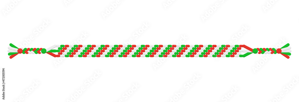 custom made wallpaper toronto digitalVector Christmas handmade hippie striped friendship bracelet of threads.