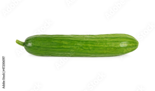 Cucumber isolated over white background.