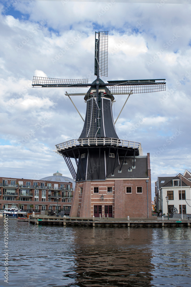 Windmill in Haarlem - Amsterdam - the Netherlands 
