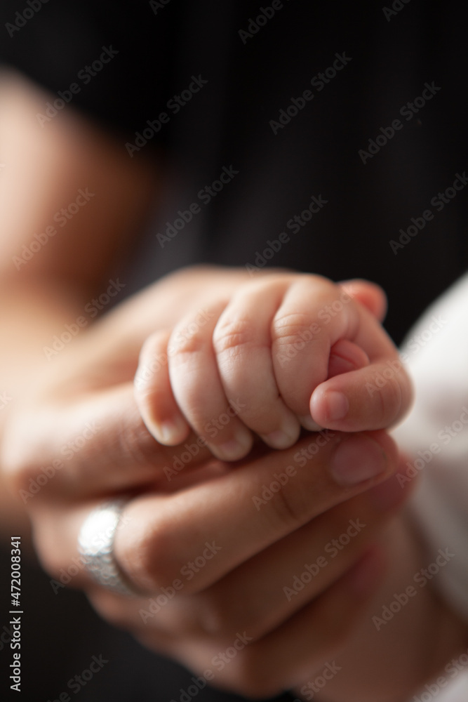 parent and child hands