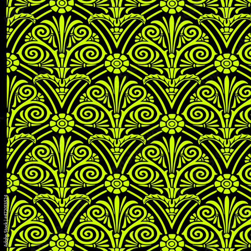 seamless light green pattern