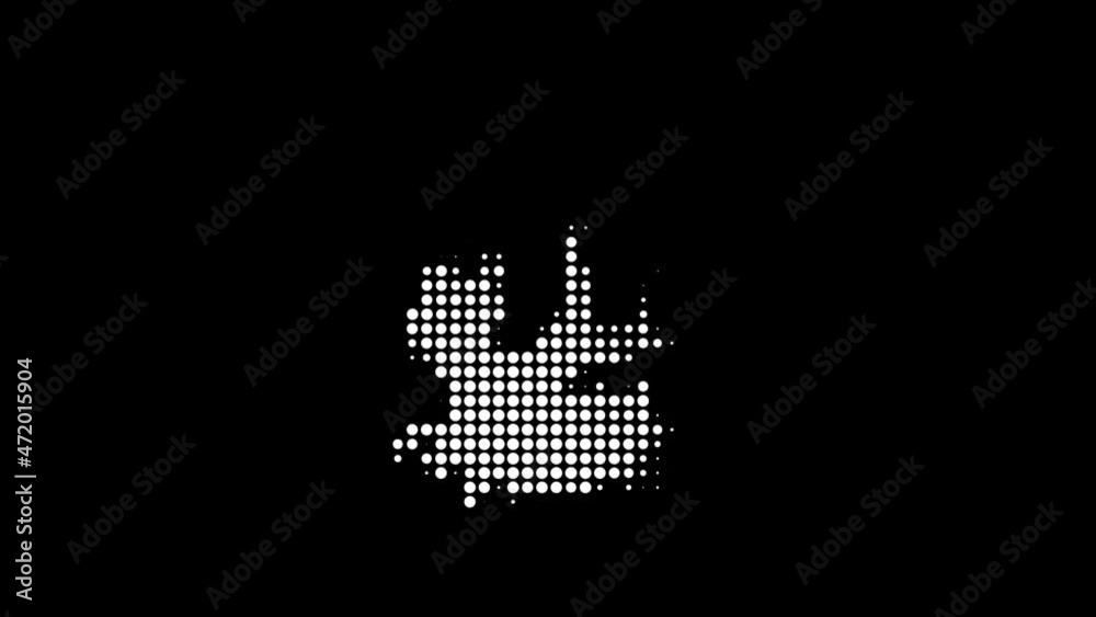 Halftone blots of dots on the alpha channel. Halftone blots of dots on the alpha channel.