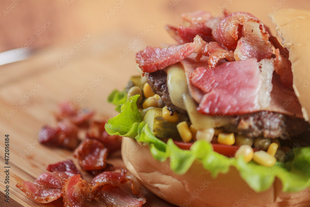 Burger Bacon Taste