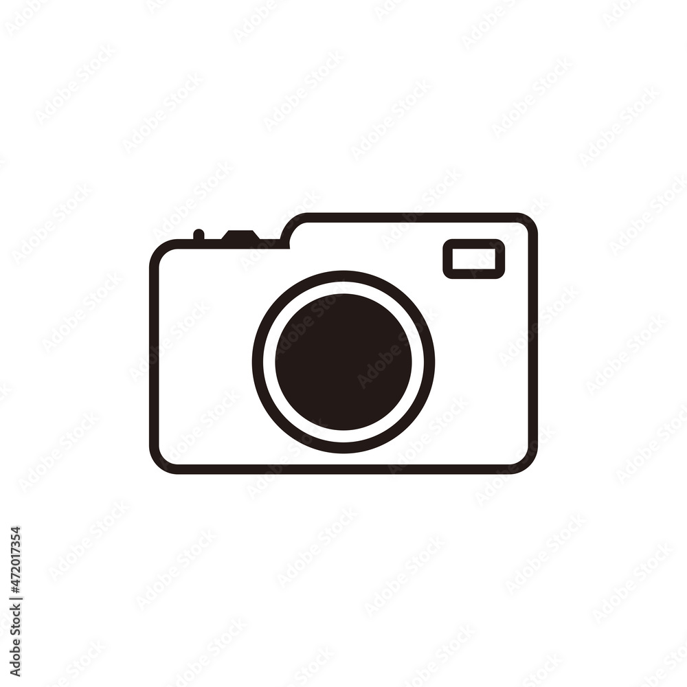 Camera Icon - Vector, Sign and Symbol in Line Art Style for Design Camera Icon - Vector, Sign and Symbol in Line Art Style for Design