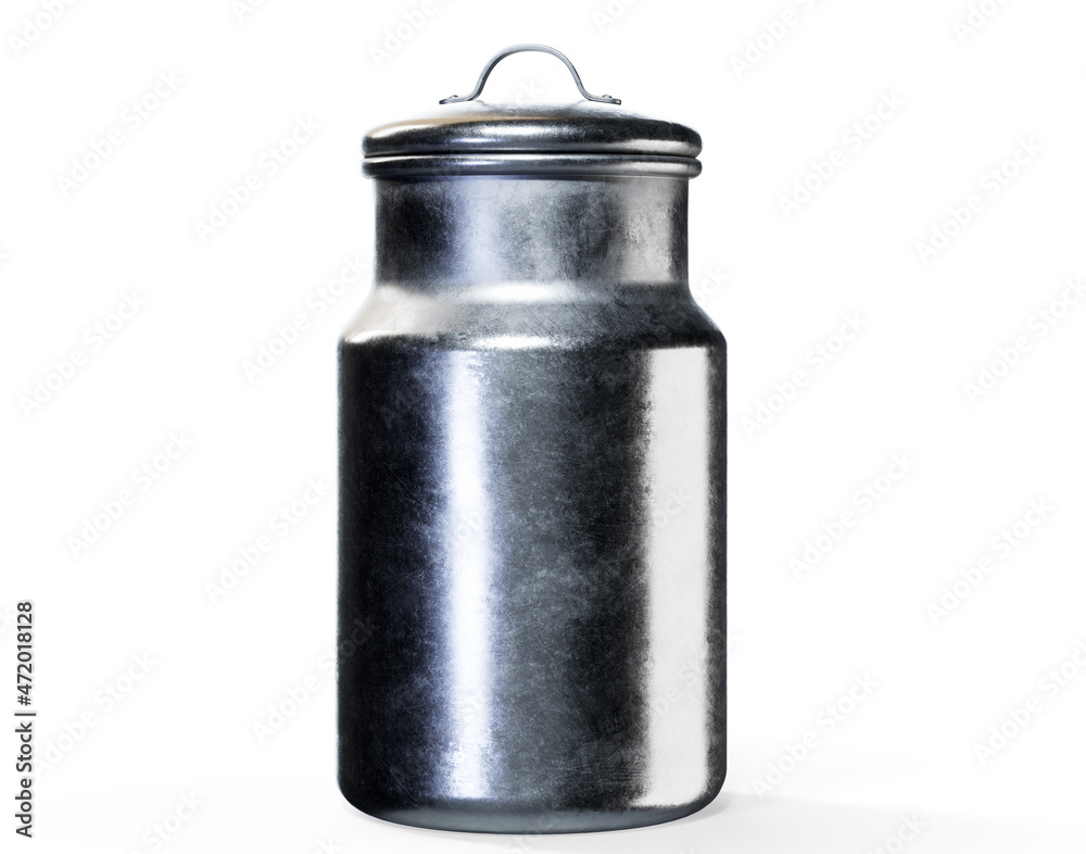 Can on white background. Isolated 3D render Can on white background. Isolated 3D render