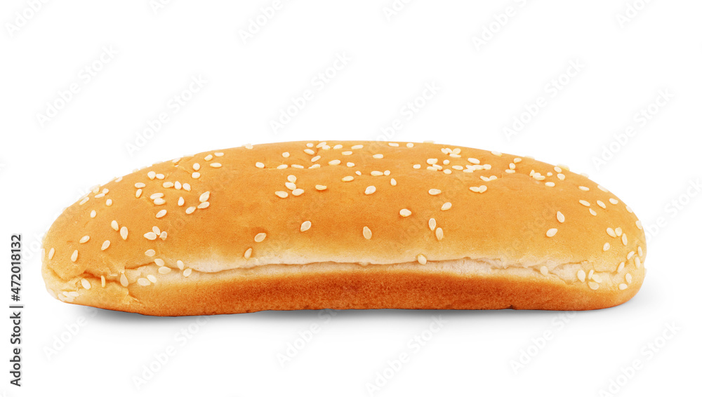 Hot Dog Bun on a White Background Hot Dog Bun on a White Background