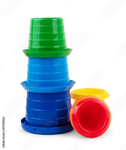 Wallpaper Mural baby toy bucket isolated on white Torontodigital.ca