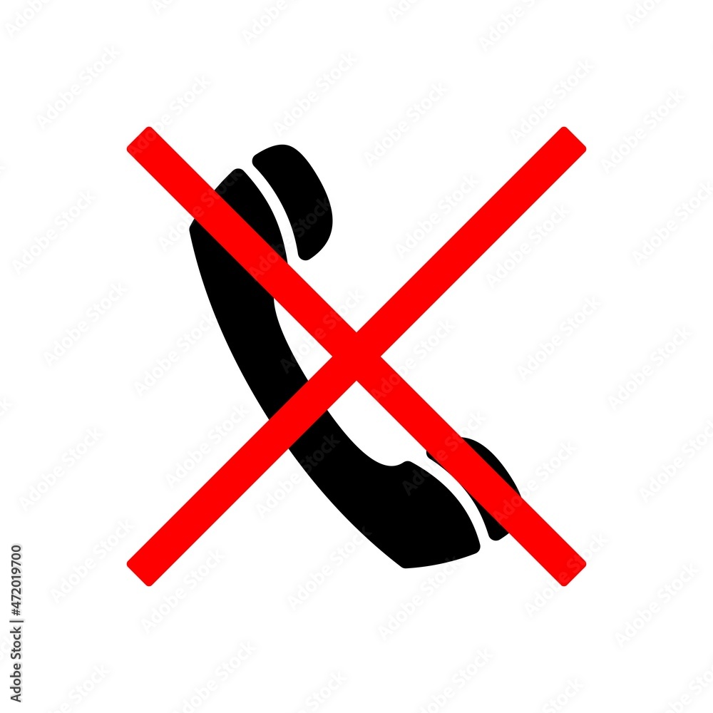 no call sign icon, no call sign symbol vector no call sign icon, no call sign symbol vector
