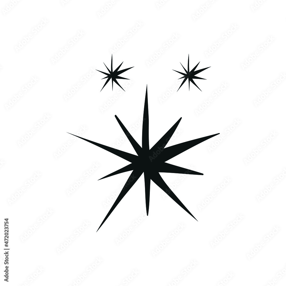 Sparkles icon vector set. Stars illustration sign collection. Sparkles Stars symbol or logo. Sparkles icon vector set. Stars illustration sign collection. Sparkles Stars symbol or logo.