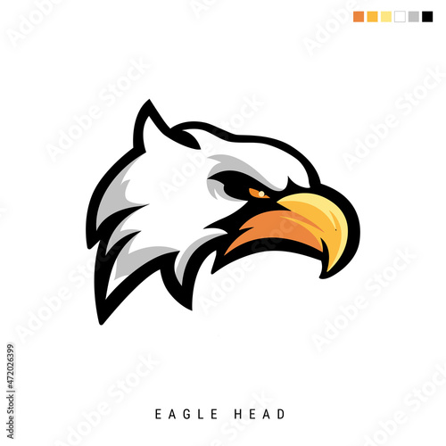 Mascot Head of an Eagle Esports