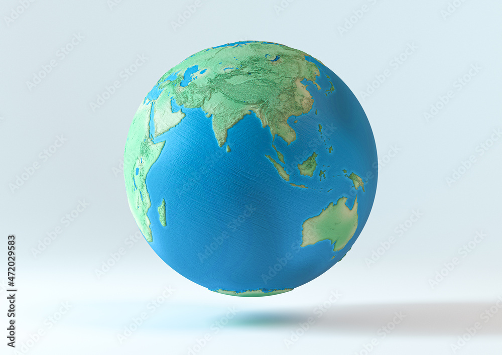 Fototapeta premium Stylized Earth Globe