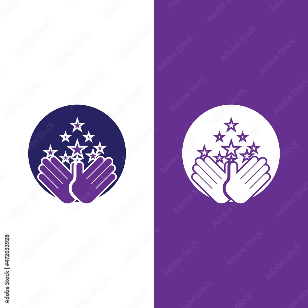 Fototapeta premium Star icon Template vector illustration