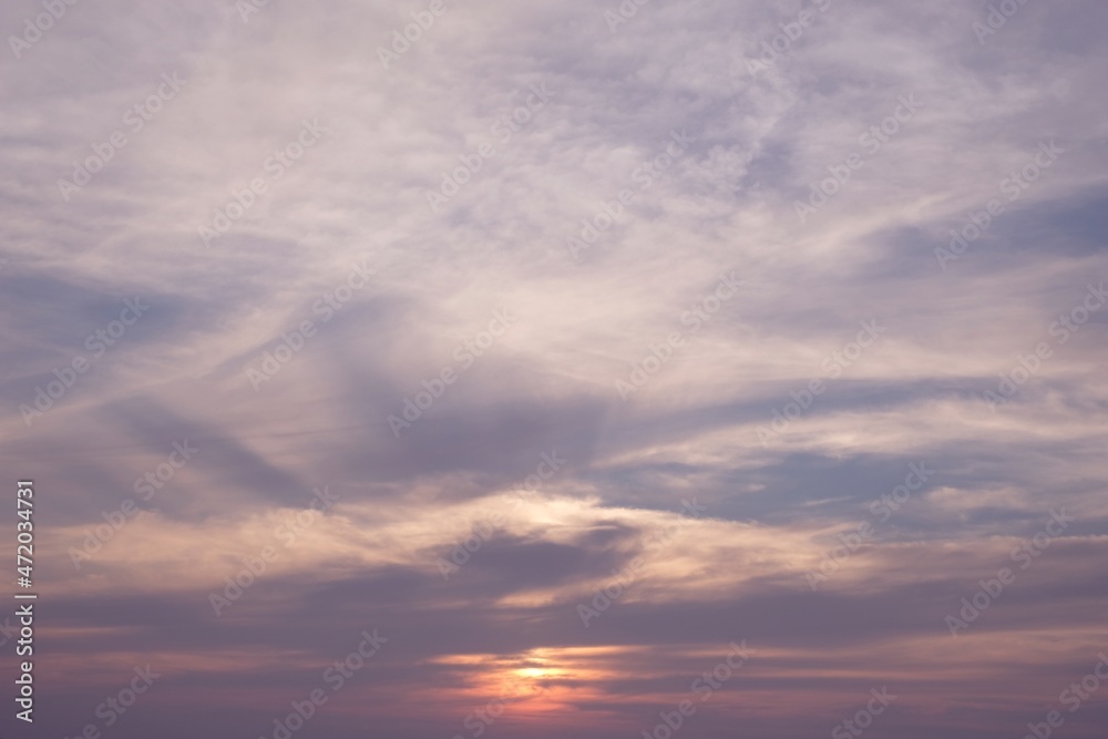  beautiful colors of the sky at sunset background