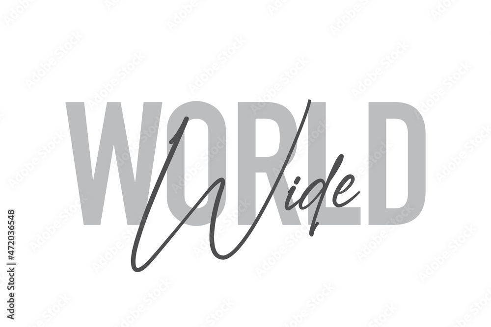 Modern, simple, minimal typographic design of a saying Modern, simple, minimal typographic design of a saying