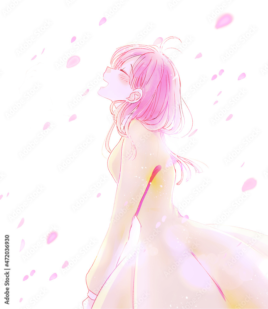 幸せそうに笑う女性